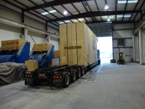 One of 15 Generator Sets leaving export packing facility